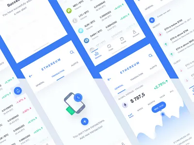 Crypto Currency Exchange App bitcoin crypto ethereum ui ux