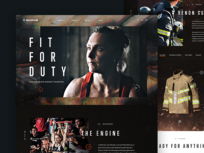 Ballyclare - Fit for Duty Campaign agency crossfit design digital fitness interactive outpost sport sports ui ux web design