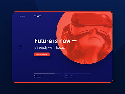 Today Web UI Kit - Cover Hero Header #2 cover design header hero landing photoshop sketch ui ui kit ux web web design