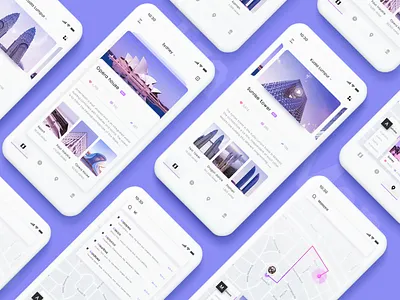 Travel Map - 02 interface map ps travel ui