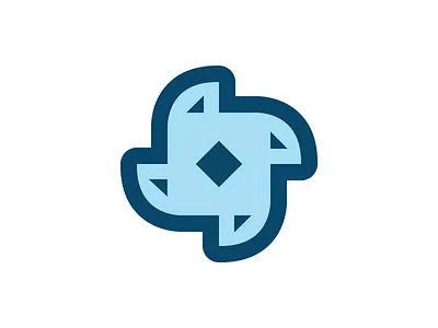 Spinner cincinnati design flat graphic design logo logo design