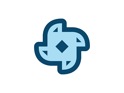 Spinner cincinnati design flat graphic design logo logo design