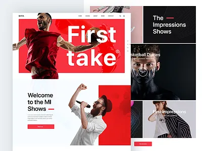 [W.I.P] MITV - HomePage channel entertainment homepage mi tv news show television tv company tv show website