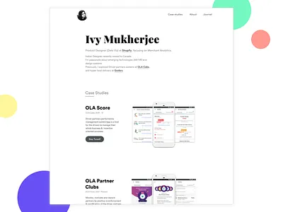 My Portfolio - Live website casestudies design illustrations minimal portfolio product ui ux