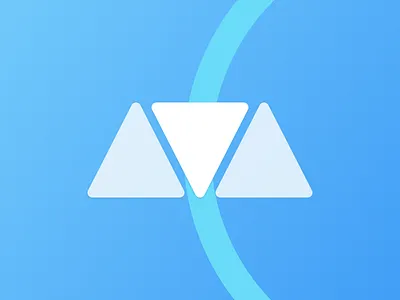 AVA Wellness Logo app ava blue brand clean graphic healthcare logo ui ux wellness