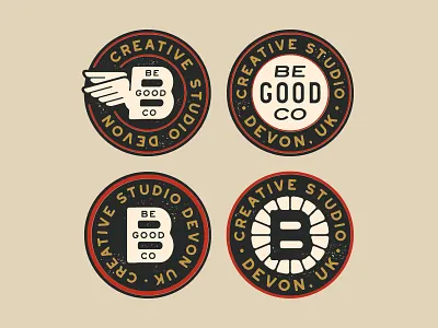 Be Good Co badges and stamps badge branding graphic design identity illustration logo marks monogram typography