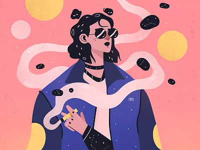 stay cool draw illustration photoshop