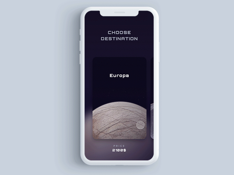 Spaced Challange App app booking ios space spacedchallange spacex tickets travel