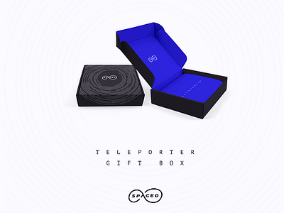 SPACED Challenge - TELEPORTER Packaging brand challenge clean clever logo packaging spaced star trails