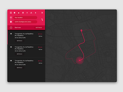 DailyUI #029 - Map 029 challange dailyui mapdesign uidesign uxdesign
