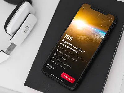 SPACED — Mobile App app challenge dann petty epicurrence ios mobile space spaced travel ui ux