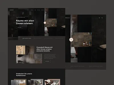 Cerando berlin design development germany luxury tiles ui wordpress