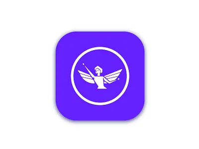 Angel (mock 1) angel brand branding brandmark flat flat design icon illustration logo logo design warrior wings