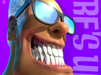 Surf Heads - Surf's Up! caricature character cinema 4d satire summer surf surfer surfing zbrush