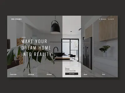 Ono Ceramic ceramic design interface kitchen ui ux