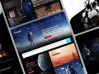 #SPACEDchallenge astronaut contest homepage logo nike space spaced spacedchallenge spacex tech travel uiux