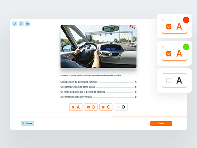 Séries de code, Kitt : Ornikar Design System design system feedback form gamification progress style guide test ui kit