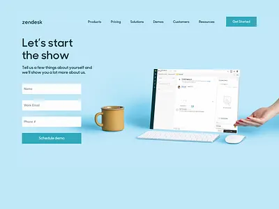 Zendesk Demo demo hand models software