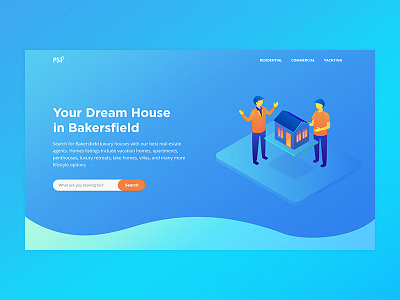 Landing page for real estate agency estate house housing housing estate landing landing page landing page design real estate ui design uiux ux design