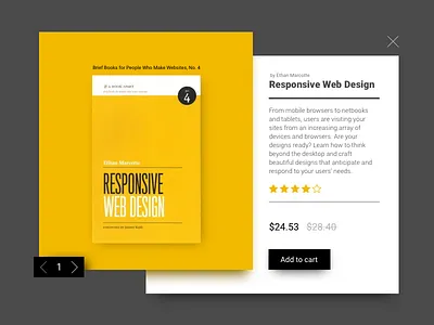 Product page Daily Ui 012 book challenge daily ui dailyui100 designer e commerce