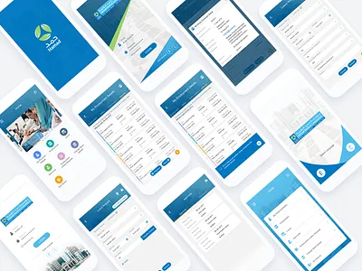 HMC Mobile App branding doctor hospital internal government medical mobile ui ux