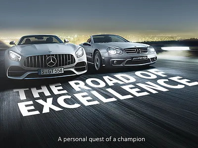 Mercedes Conference Key Visual art direction badge btl concept conference key visual mercedes photo wall print design roll up stage design