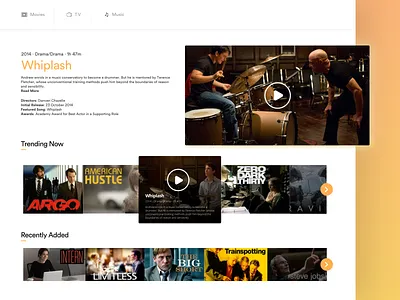 Movies Page fiction film movies. fantasy music recently trending tv