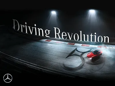 Mercedes Conference Key Visual #2 alternative art direction concept conference graphic design key visual mercedes photoshop pitch