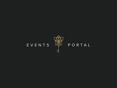 Events Portal branding design logo