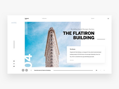 Architecture Blog Exploration architecture blog clean dashboard flatiron landing page minimal travel website