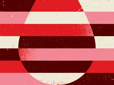 Cherry Mog beer drop label patter texture