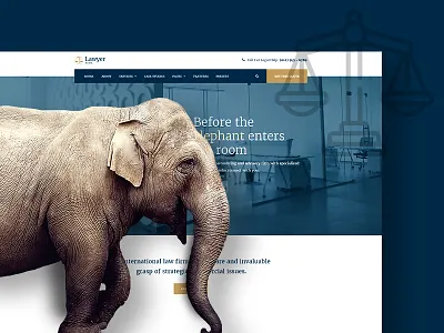 Attorney & Law Firm accountancy attorney blue branding business corporate firm graphic law lawyer photoshop website
