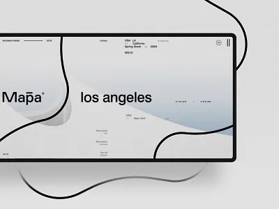 Mapa desktop e commerce exploded grid minimal minimalism pure site ui ux web