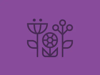 Spring Blossoms blossom flower icon iconography line pictogram season spring vector