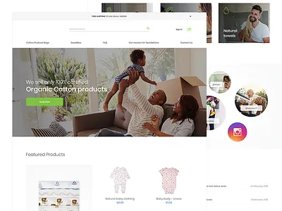 Organic Shop🌿 clean eco ecology ecommerce minimal minimal shop online shop organic organic shop shop