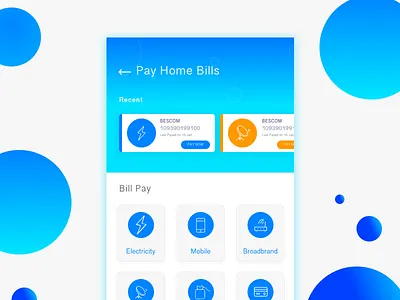 #Daily Ui Challange Bill Pay billpay myhome payment smarthome ui ux