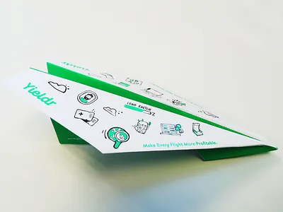 Yieldr Paper Planes airlines diy flight load factor origami paperplane passengers profitable promotionalcampaign travel yieldr