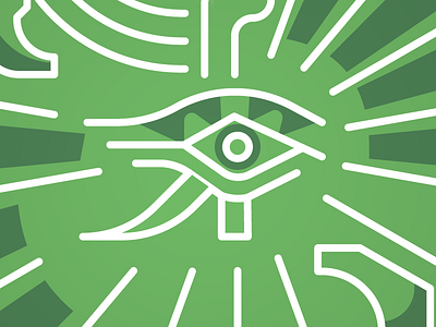The Internet of Things adobe art design eye flat gradient illustrator internet line line art of things