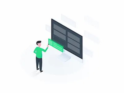 More Digital - Illustration character financial illustration illustrator isometric mac