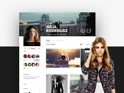 Fashion portfolio brewex fashion portfolio sketchapp ui ux