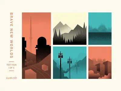 Earth LTD city clouds destination ursa major space texture trees