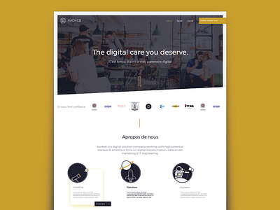 Kaokeb Website - UX/UI agency design ui user experience user interface ux website