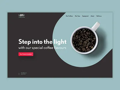 Jack Smith Coffee Shop Landing Page coffee coffee beans coffee landing page coffee shop coffee shop landing page cup landing page