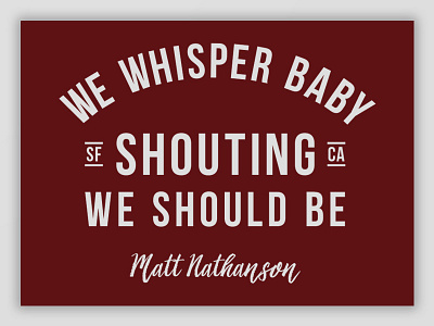 Unused Matt Nathanson Concept hipster matt merch music nathanson tshirt type