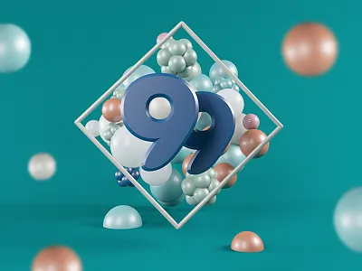 99 Experiment 3d c4d graphic photoshop poster