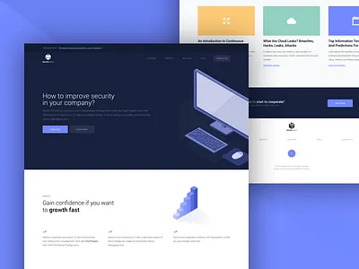 DevOps.dance - landing page devops homepage illustration isometric it landing page one page ui ux website