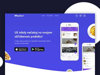 Mealur Website food meal mobileapp prepare restaurants ui uidesign ux webdesing