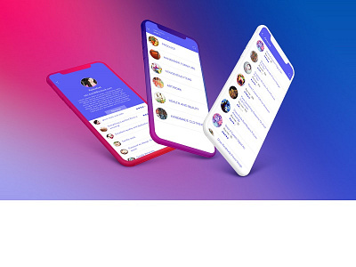 Profile Creator App View android application iphone marketplace profile social web design