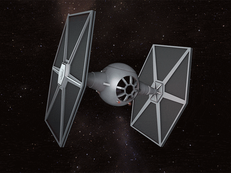 Low poly Tie Fighter 3d c4d cinema 4d low poly star wars tie fighter tutorial