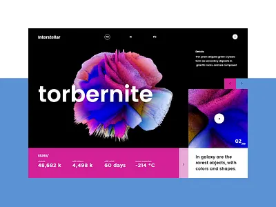 Interstellar slider #3 colorfull colors design interstellar mondrianizm space ui uidesign ux uxdesign